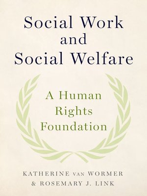 cover image of Social Work and Social Welfare